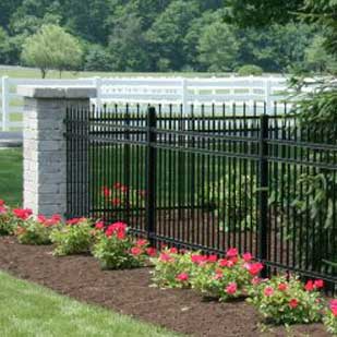ornamental aluminum fence